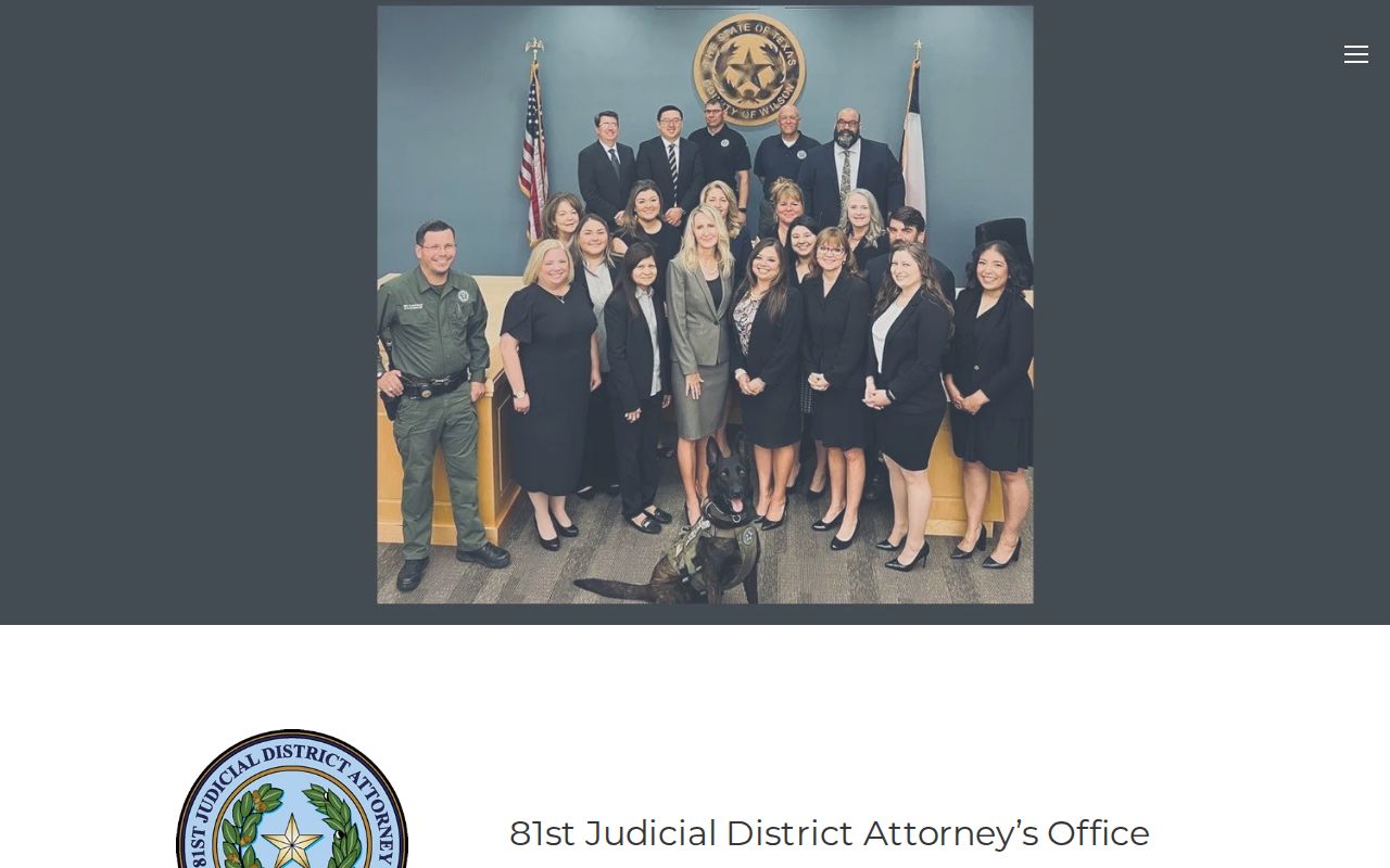 81st Judicial District Attorney source for La Salle County felony criminal court cases