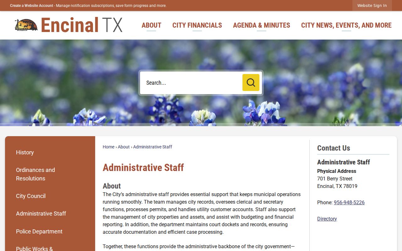 Encinal criminal records custodian information in La Salle County