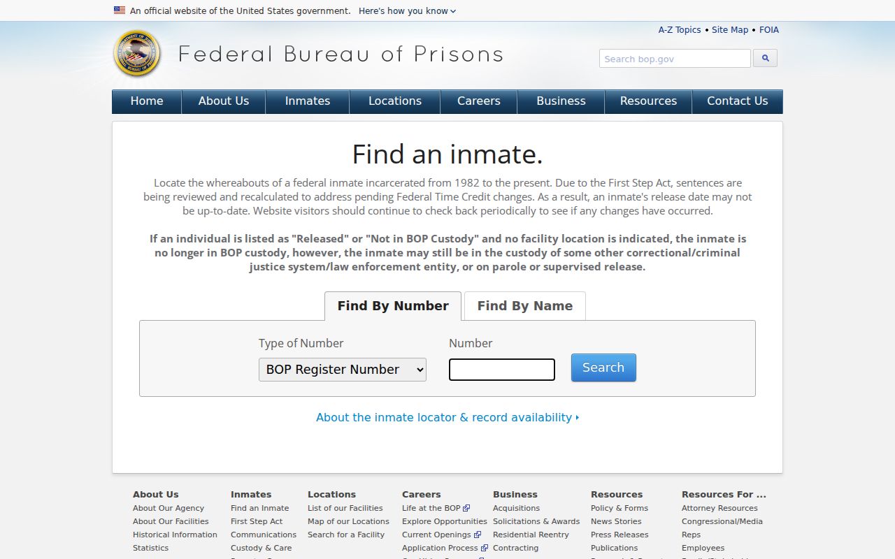 La Salle County federal criminal custody record locator